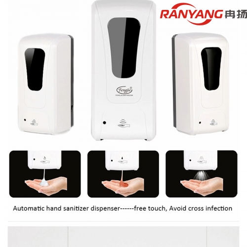 Hotel Kitchen Plastic Aluminum Liquid Soap Dispenser Hand Foam Soap Sanitizer Dispenser